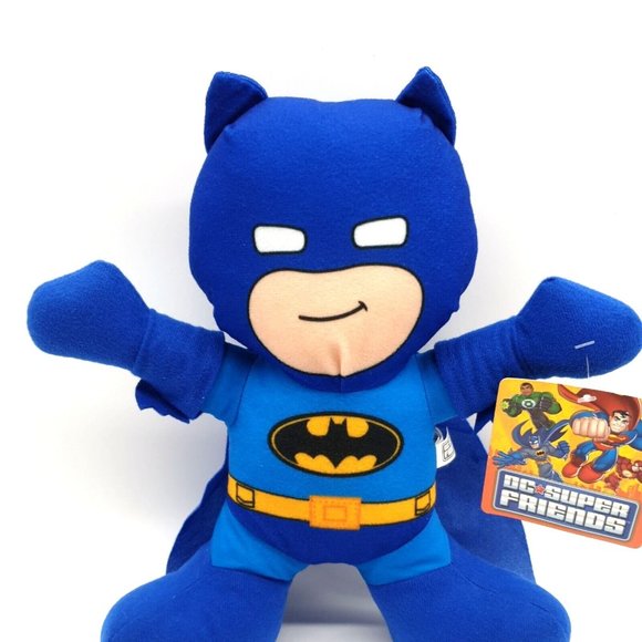 DC Super Friends Batman Toy Factory Plush 12" Sanitized Clean Child Gift Hero - Picture 3 of 10
